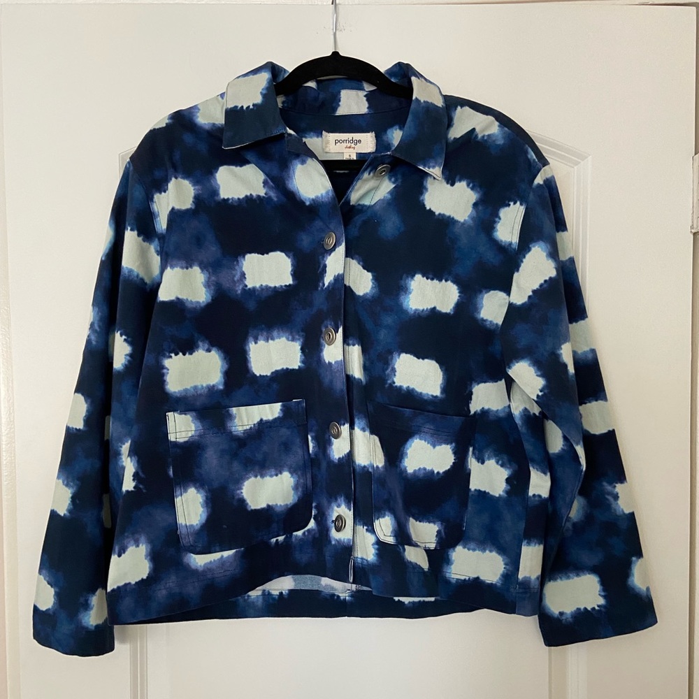 Porridge Allie jacket tie dye blue, Anthropologie, size S - Picture 4 of 10